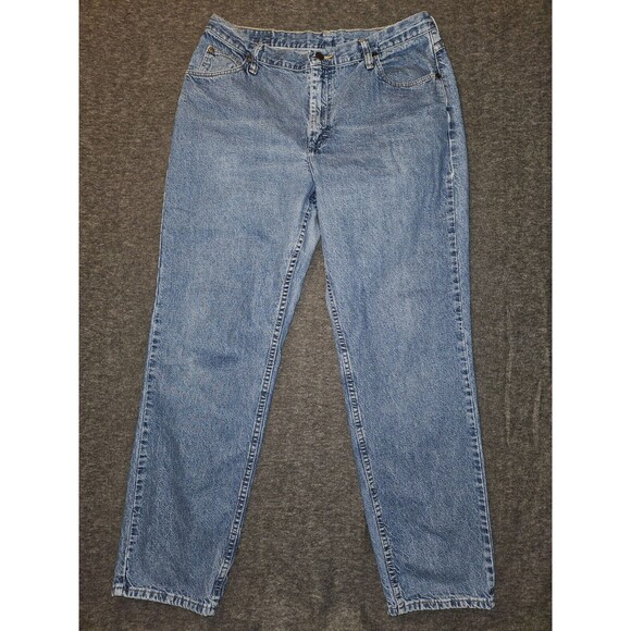 Wrangler Denim - Vintage Wrangler Blues Jeans Women's 16x32 Tapered Blue USA Western Cowgirl